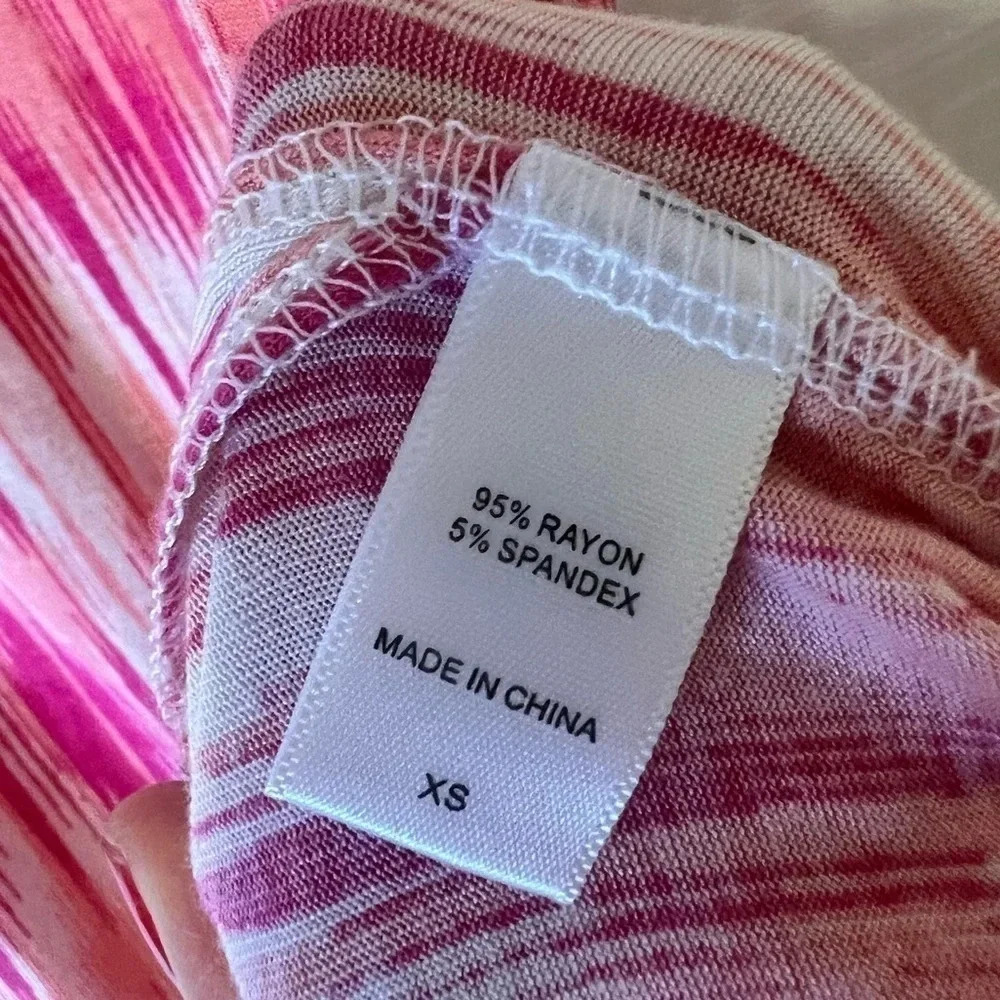 Koolaburra by UGG Women's Dress Sz XS Rayon Spandex Maxi Tank Pink - Picture 8 of 9